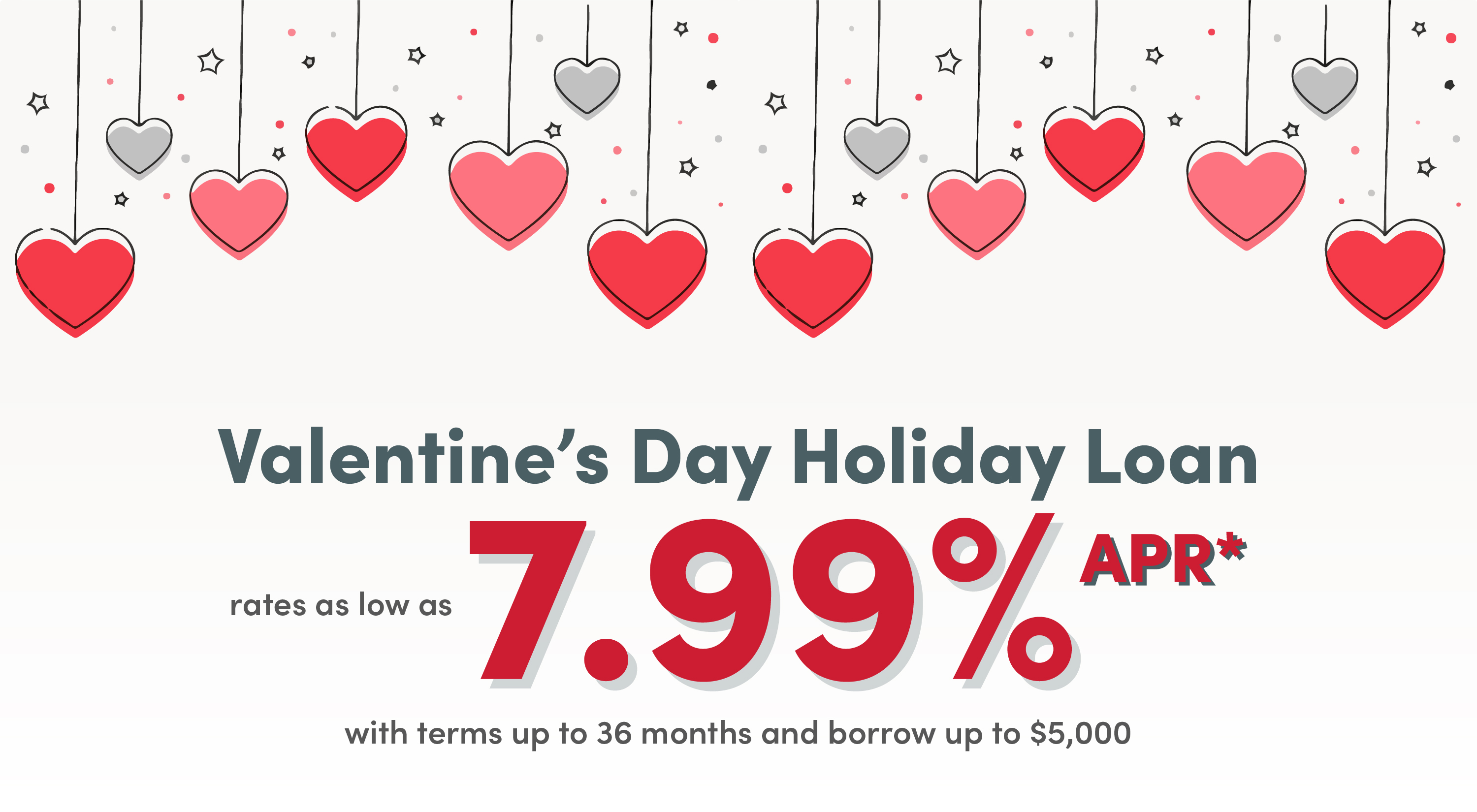 Holiday Loan APR as low as 7.99%